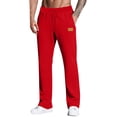 thumbnail image 4 of Men's Baggy Wide Leg Sweatpants Elastic Waist Open Bottom with Pockets, 4 of 9