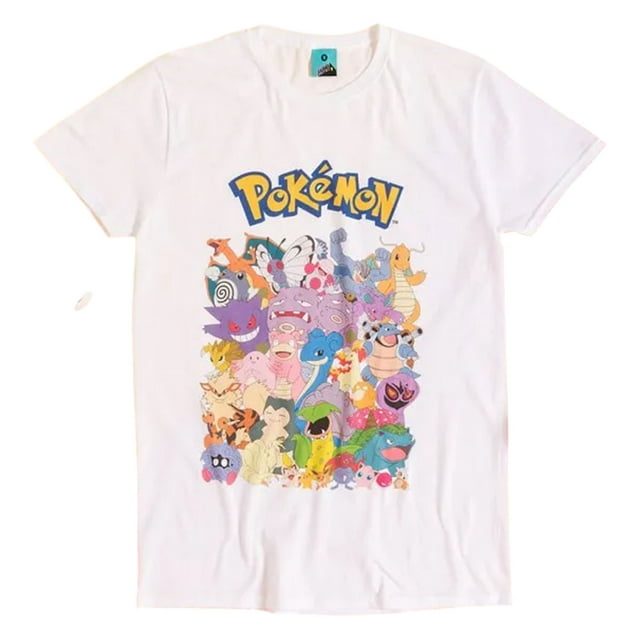 Pokemon T-Shirt pour Adultes avec Personnages