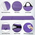 thumbnail image 5 of SSyao PU Leather Gym Mat Ideal for several workout activities Fitness, Purple, 5 of 8