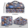 thumbnail image 3 of Iauyy Casserole Carrier for Hot Food Insulated Casserole Travel Carry Bag with Lid Food Warmer Bag for Party/Picnic,Basketball Pattern, 3 of 7