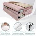 thumbnail image 4 of Queen Quilt Set 90''x96'', Pink Brown Vintage Lightweight Bedspread Coverlet Set with 2 Pillow Shams, Retro Farmhouse Elegant Pastoral Breathable All Season Quilt Bedding for Bedroom/Guest Room, 4 of 9