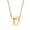Letter D, variant on PAURO Initial Necklace for Women Letter Dainty Gold Plated Small Pendant Stainless Steel Personalized Statement Alphabet Charm Name Simple Jewelry Gold Letter X