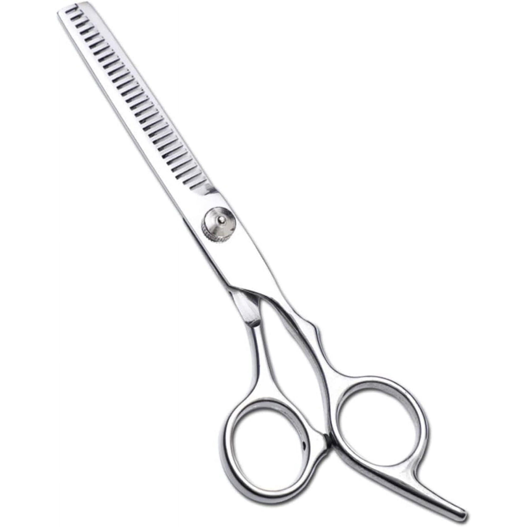 NOGIS Hair Thinning Scissors Haircut Shears Professional Barber Hair Cutting Trimming Razor Edge Teeth Blending Scissor Stainless Steel 6.1 inch for Hairdressing Texturizing, Home Salon