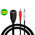 thumbnail image 2 of FOR DIN 8-Pin MIDI DIN 8 PIN Female Jack to Dual 2 RCA Phono Male Plug Audio Cord Cable, 2 of 2