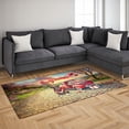 thumbnail image 3 of Be My Valentine's Boxer Truck Full of Love Flower Balloon Indoor Rug Boxers Dog Lover Gifts Idea Carpet Living Bed Room Sofa Home Decor - 02029, 3 of 5