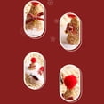 thumbnail image 4 of Inteprter Horquilla de Navidad para niñas y niños, de hilo bonita, adorno para el pelo, decoración para fiesta, decoración para el Kits de decoración para fiestas Rojo, 4 of 6