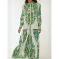 thumbnail image 3 of Printed Long Sleeve Maxi Dress, 3 of 7