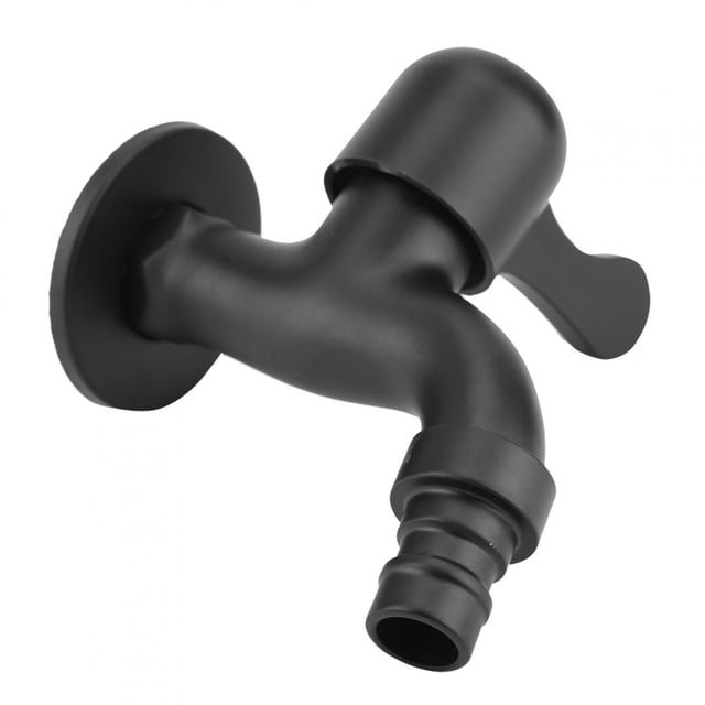 Grifo de Lavadora Ecomeon Acero Inoxidable 304 Negro