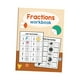 thumbnail image 5 of Libro de práctica de fracción de matemáticas para niños A4 de tamaño educativo de tamaño A4 con 24 ejercicios para fracciones de aprendizaje, 5 of 9