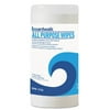 Natural Multi-Purpose Hydrogen Peroxide Wipes, 7 x 8, Unscented, 75/Canister