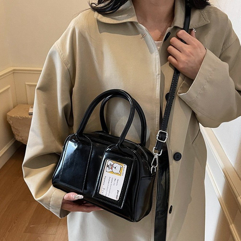 Hzzsbu Crossbody Bags, Women Ita Messenger Bag Ladies Japanese Style Shoulder Bag Cute Boston Shoulder Bag Uniform Bag