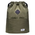 thumbnail image 1 of KAUKKO Cordón Deportes Mochila Gimnasio Yoga Bolsa Hombro Mochila para Hombres y Mujeres KAUKKO  K1031-2-Armygreen, 1 of 5