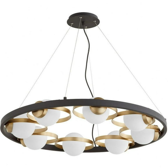 8 Light Chandelier in Modern and Contemporary Style-32 inches Wide Bailey Street Home 183-Bel-4636797