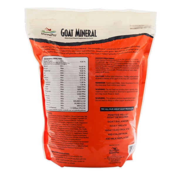 Manna Pro Goat Mineral Supplement 8 Lbs Walmart Com