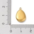 thumbnail image 3 of 10pcs 304 Stainless Steel Pendants with Enamel Avocado Charm Golden 17x10.5x3.5mm Hole: 1.6mm, 3 of 3