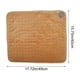 thumbnail image 3 of Cojín calefactable eléctrico de invierno | Calentamiento rápido con 3 ajustes de temperatura | Portátil y lavable para silla de oficina, coche y hogar | Tejido de terciopelo suave | Gris, azul, 3 of 6