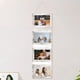 thumbnail image 5 of Marco de fotos colgante vertical de 4 x 6 para bodas, dormitorio y sala de estar. 4 Apertura, 5 of 6