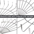 thumbnail image 3 of Stainless Steel Rake Leaf Rake Fallen Leaves Rake Garden Lawn And Yard Metal Rake, 3 of 8