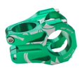 thumbnail image 1 of Ganopper, tallo de manillar corto, tallo de bicicleta, 0 grados, 31,8mm, verde Afortunado Sencillez, 1 of 5