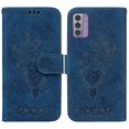 thumbnail image 1 of Compatible con Nokia G42 5g Funda tipo billetera Flip Pu Cuero Relieve Flores rosas Soporte magnético Ranuras para tarjetas Cubierta, 1 of 5