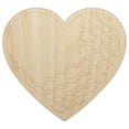 thumbnail image 1 of Heart Shaped Golf Ball Sports Wood Shape Unfinished Piece Cutout Craft DIY Projects - 4.70 Inch Size - 1/8 Inch Thick, 1 of 7