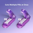 thumbnail image 4 of Pill Cutter Splitter for Cutting Multiple Pills, Bug Hull Adjustable Pill Cutter Splitter for Small and Tiny Pills, Purple, 4 of 7