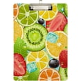 thumbnail image 2 of 12.5"x9" Tropical Fruits Clipboards, Standard A4 Letter Size Nursing Clipboard with Low Profile Metal Clip Decorative Clip Board for Office Supplies,Gold, 2 of 7