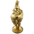 thumbnail image 3 of Losing Weight Slimming Goddess Statue Decorative Figurines Sculpture Model Bedroom Yoga Gym Gymnasium Ornament Gold, 3 of 9