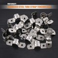 thumbnail image 5 of 30 PCS 20mm U Tube 304 Stainless Steel Pipe Clamp U-Shaped Pipe Clamp Clamp, 5 of 5