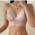 thumbnail image 4 of Levmjia Women's Lingerie Set Lace Bralette and Thong V-Neck Solid Color Adjustable Straps Comfortable Sleepwear Relax Home Daily Wear, 4 of 5