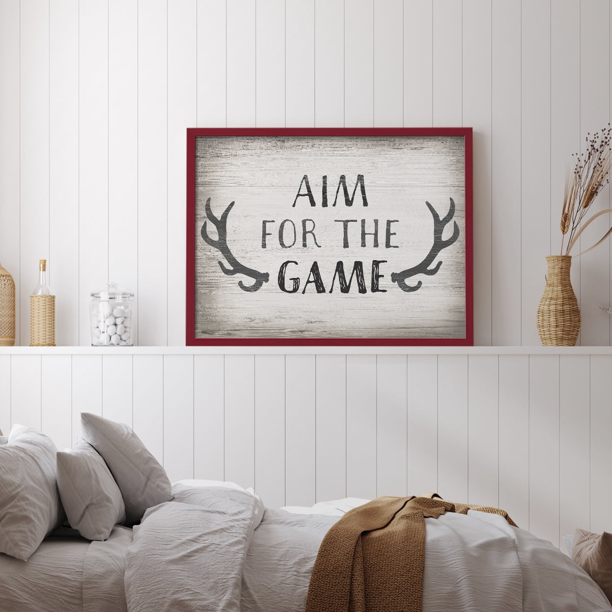 Aim Game by CAD Designs - Restickable Framed Giclée Print