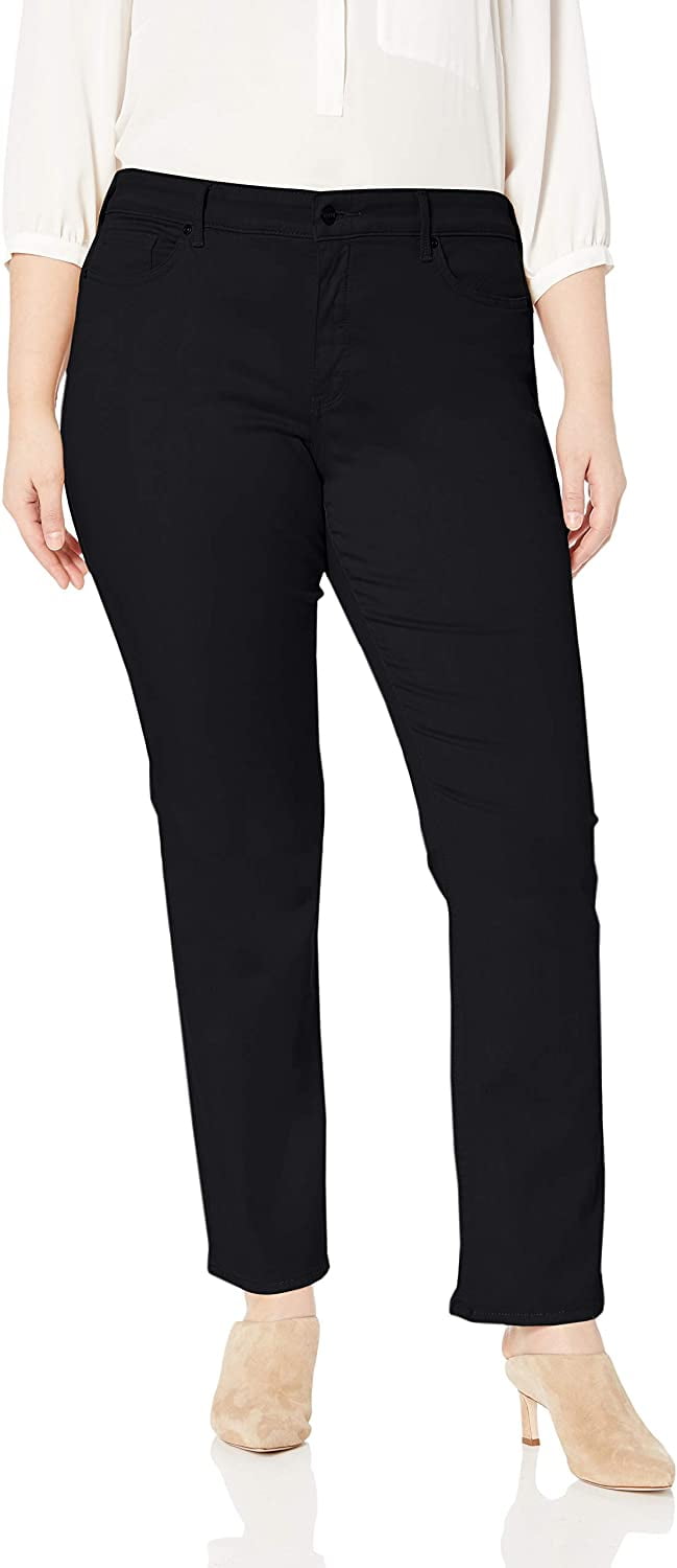 nydj marilyn straight leg jeans plus size