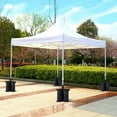thumbnail image 5 of YELAIYEHAO 4 Pcs Black Weight Bags for Pop up Canopy Tent Sun Shelter 120 Ib Max, 5 of 7