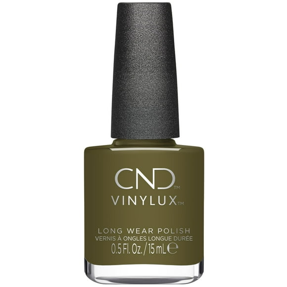 Cnd Vinylux Longwear Green Nail Polish Gel-Like Shine & Chip Resistant Color Olive Grove 0.5 Fl. Oz