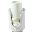 thumbnail image 1 of Dispensador de vasos Dobbyby Ceramic Bathroom para vasos de 90 a 120 ml, color blanco, 1 of 8
