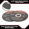 thumbnail image 3 of Hyper Tough 2-Pack Silicon Carbide Cutting & Grinding Masonry Wheel, Model 43176, 3 of 13