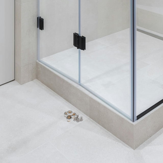 FESTFENDS 4Pcs Shower Door Accessories Set For Bathroom Sliding Glass Door Smooth Sliding Multi