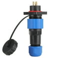 thumbnail image 3 of Enchufe impermeable IP68, conector de alimentación de aviación cuadrado, adaptador de terminal industrial SP163 (380 V, 10 A), 3 of 14