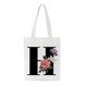 thumbnail image 1 of Bolsa de asas con inicial personalizada Regalo de acuarela floral para su carta Bolsa de tela Wmkox8yii HFSH60, 1 of 1