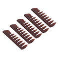 thumbnail image 4 of Styling Hair Comb, PS Material 10 Pcs Wide Tooth Hair Comb Rounded Edge  For Home Transparent Black,Transparent Brown, 4 of 8