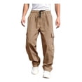 thumbnail image 1 of Hombre Pantalones De Trabajo Pantalones Rectos Casuales, 1 of 8