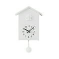thumbnail image 2 of Cuckoo Wall Clock, Modern Wall Pendulum Quartz Clock, Hourly Chime Cuckoo Bird Voices Call Night Mode Clock For Living Room, 2 of 9