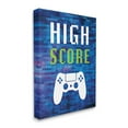 thumbnail image 3 of Stupell Industries High Score Pixel Style Gaming Controller Typography Graphic Art Gallery Wrapped Canvas Print Wall Art, Design by Victoria Barnes, 3 of 7