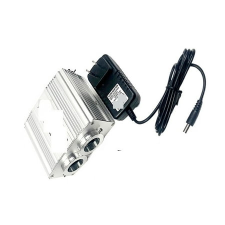 

Optic Lighting Smart APP 16W Twinkle Fiber Engine Control Cable Starry Effect Ceiling Double Heads Lights Car Room Lamp