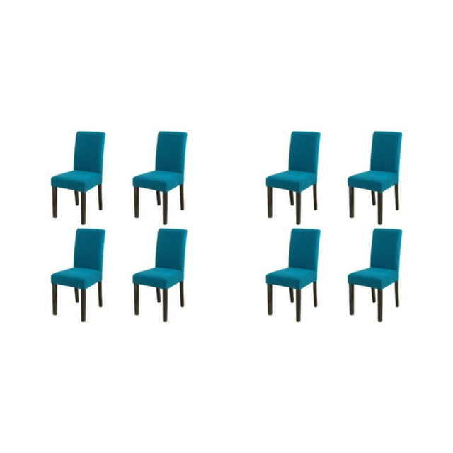 Dalazy 1/2/3 4pcs Chair Cover For Dining - Durable Easy To Assemble And Dustproof Thickened Celestine blue 2PCS