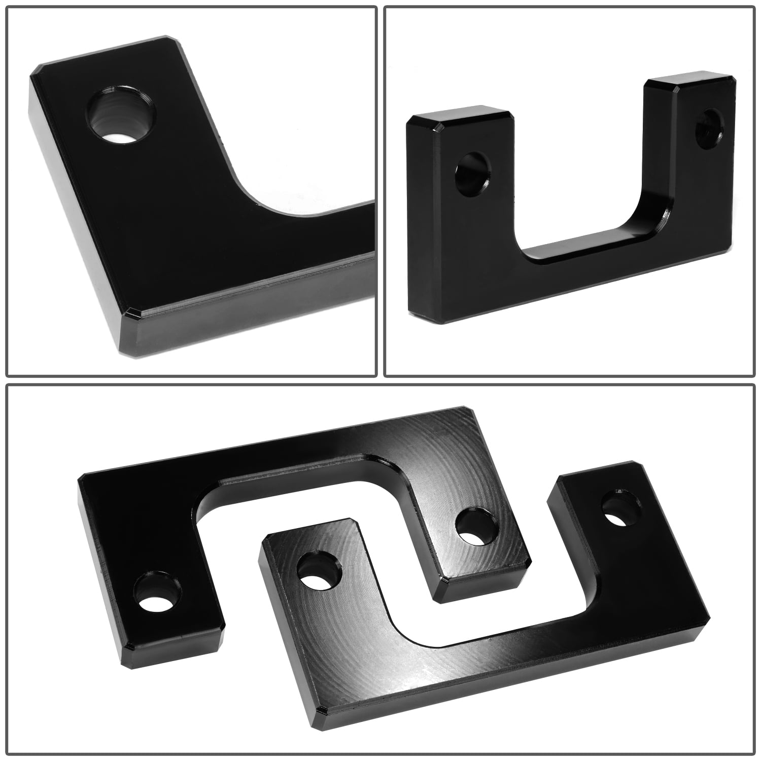 DNA Motoring FLLK-CH-F-002 For 2007-2022 Silverado Sierra 1500 Aluminum Front Low Mount Style 1" Lift Kit Spacers