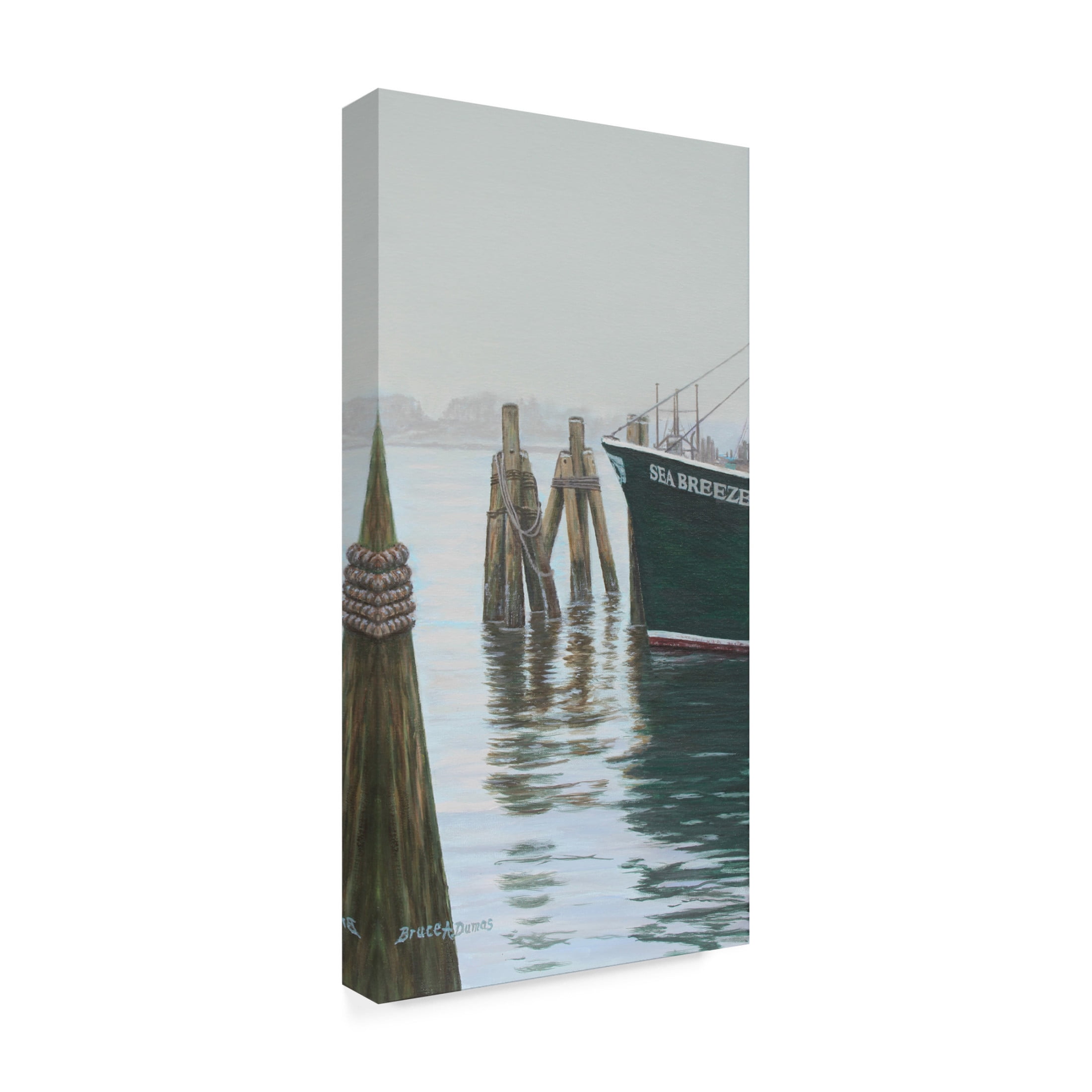 Canvas Wall Art - Bruce Dumas 'Sea Breeze' Wall Art for Living Room, Bedroom, or Office Décor by Trademark Fine Art - 10 x 19 Inches