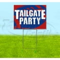 thumbnail image 1 of Tailgate Party Bills (18" x 24") Yard Sign, Includes Metal Step Stake, 1 of 6