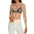 thumbnail image 2 of Baywell Womens Mesh Sheer Tops Sexy Crew Neck Summer Loose FIt Party Clubwear Shirts S-XL, 2 of 7