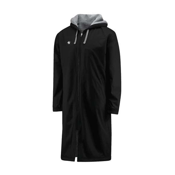 CHAMARRA PARKA PARA NATACION NEGRO ADULTO
